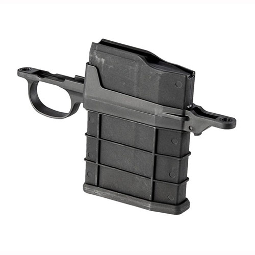 Améliore ta Howa 1500 avec le kit Ammo Boost : capacité de 5 ou 10 cartouches, installation facile et magasin amovible pour des recharges rapides.